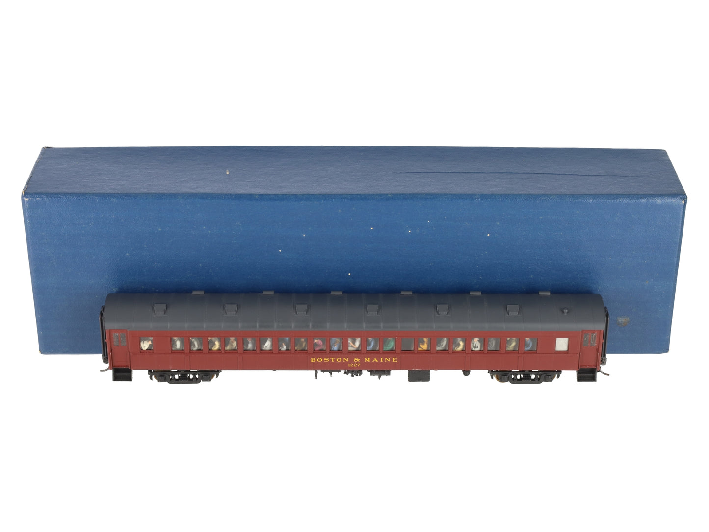 Rail Works R-245 HO BRASS BM O-B Arch Roof Suburban Coach Car #1227 - Custom/Box