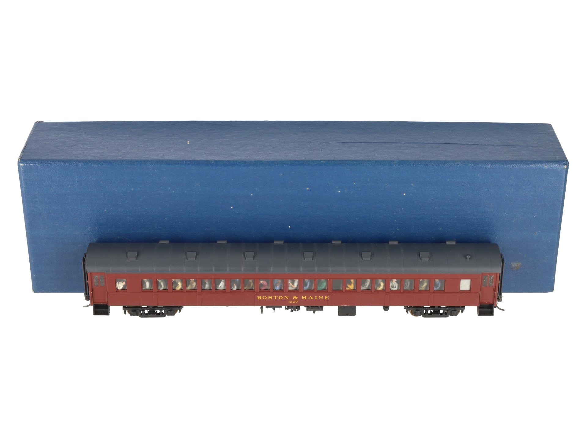 Rail Works R-245 HO BRASS BM O-B Arch Roof Suburban Coach Car #1227 - Custom/Box