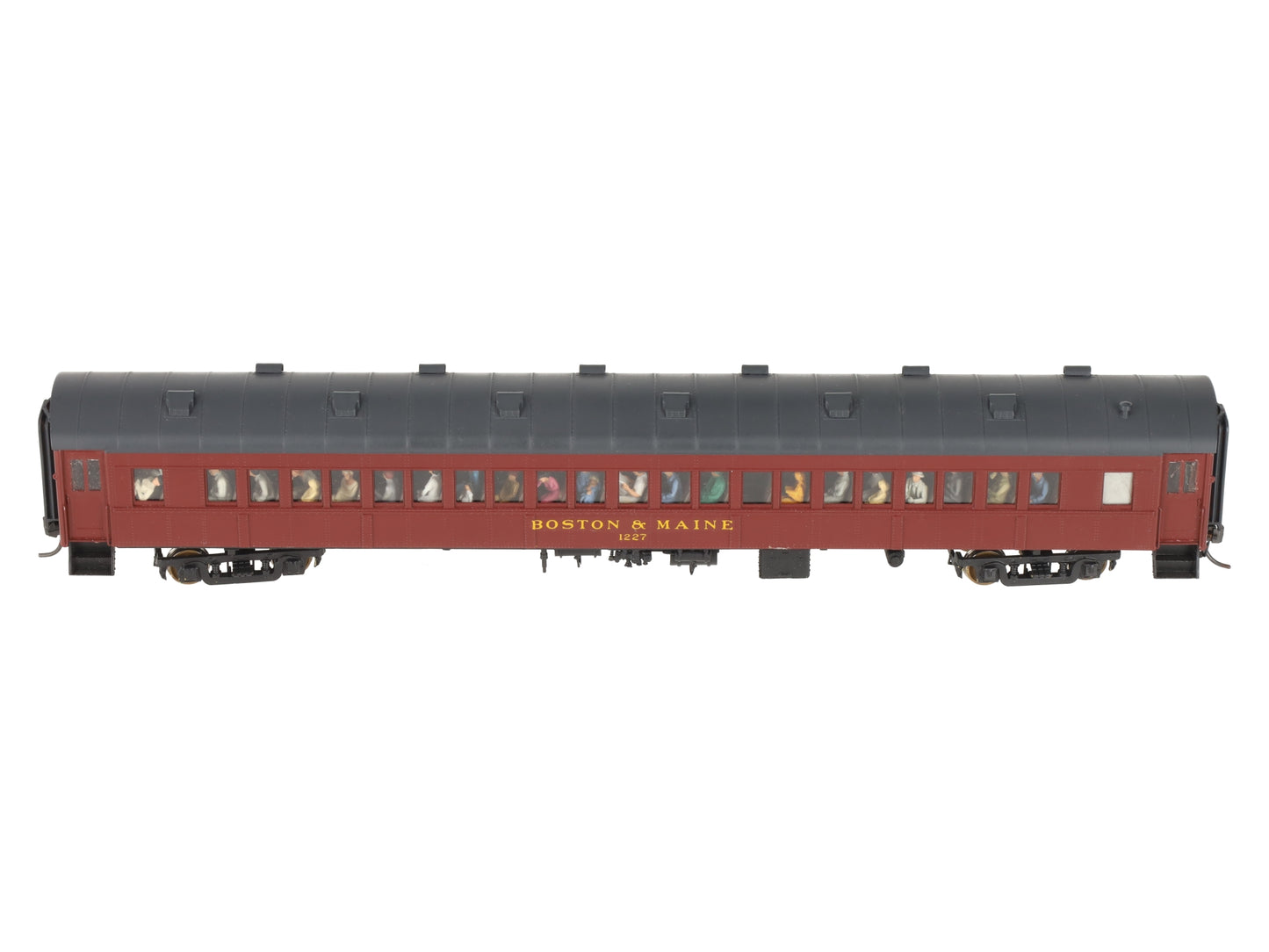 Rail Works R-245 HO BRASS BM O-B Arch Roof Suburban Coach Car #1227 - Custom/Box