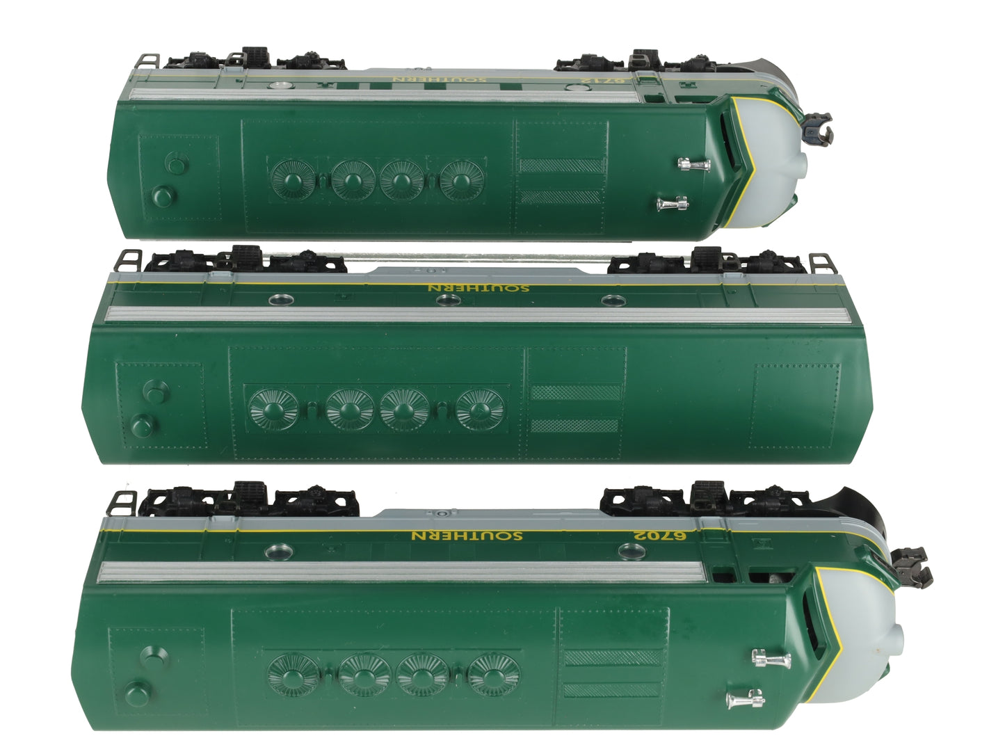 Williams F7108 O Gauge Southern F7 ABA Diesel Locomotive Set EX/Box