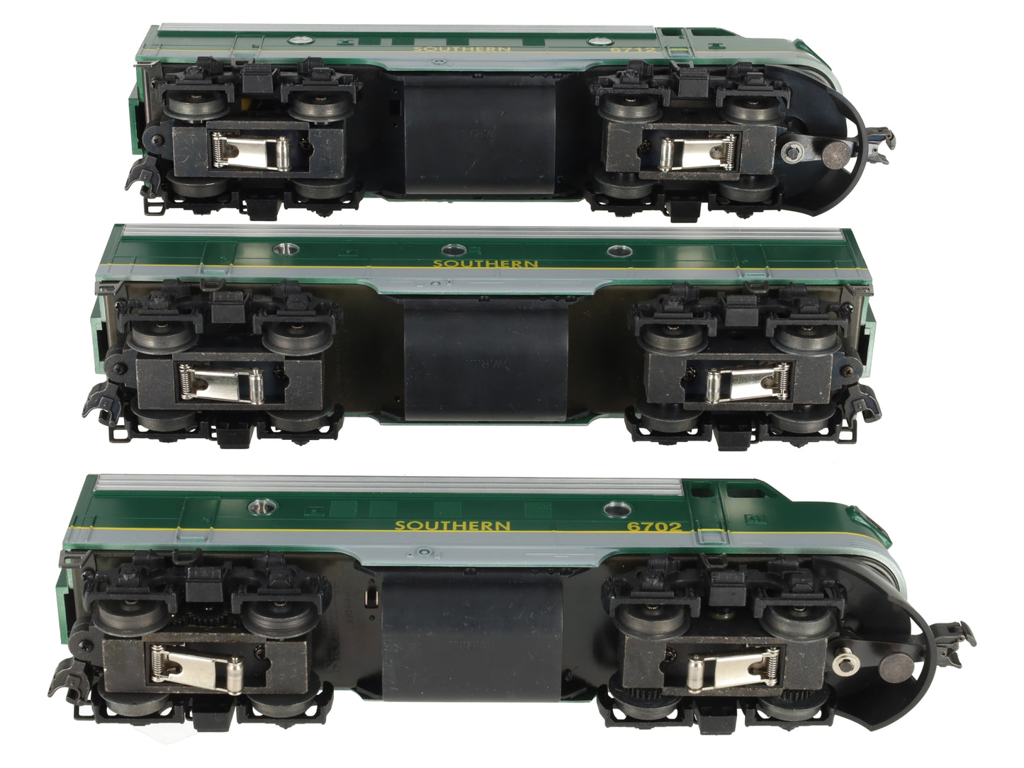 Williams F7108 O Gauge Southern F7 ABA Diesel Locomotive Set EX/Box