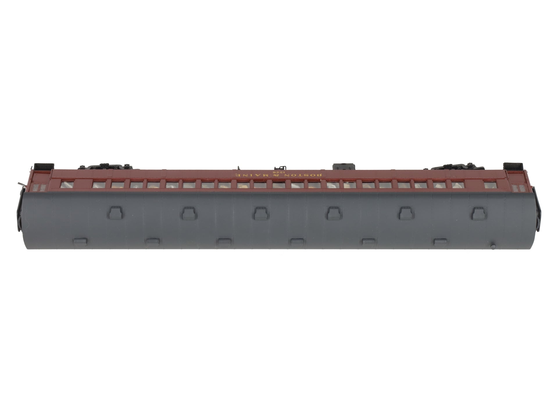 Rail Works R-245 HO BRASS Boston & Maine O-B Arch Roof Suburban Coach Car #1226/Box