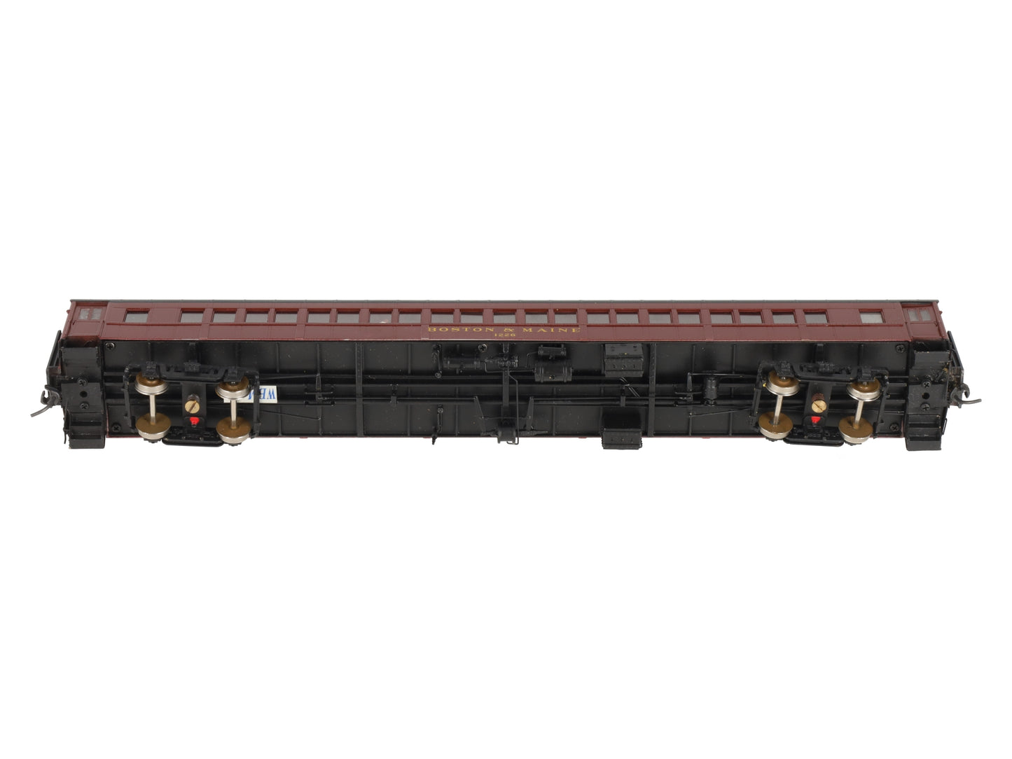 Rail Works R-245 HO BRASS Boston & Maine O-B Arch Roof Suburban Coach Car #1226/Box