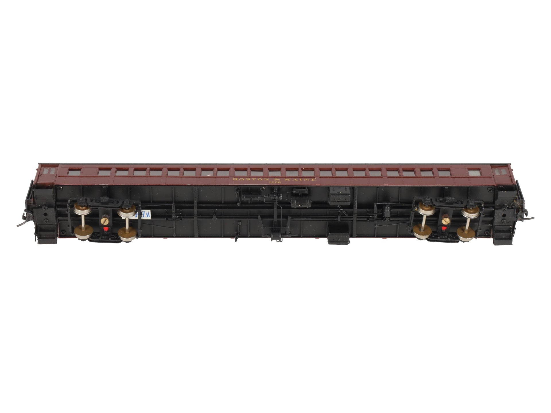 Rail Works R-245 HO BRASS Boston & Maine O-B Arch Roof Suburban Coach Car #1226/Box