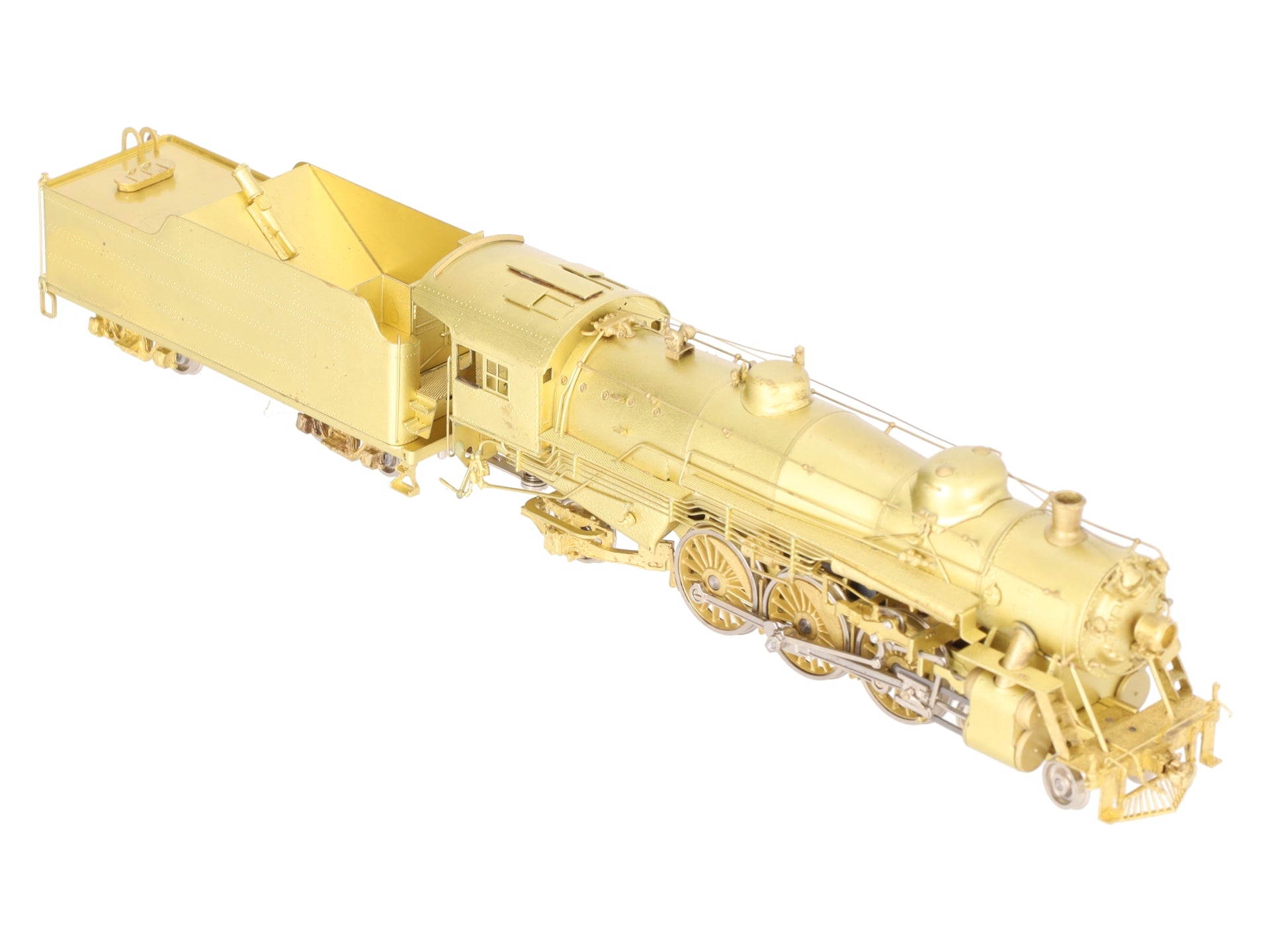 Sunset Models HO BRASS USRA Light 4-6-2 Steam Locomotive & Tender - Unpainted EX/Box