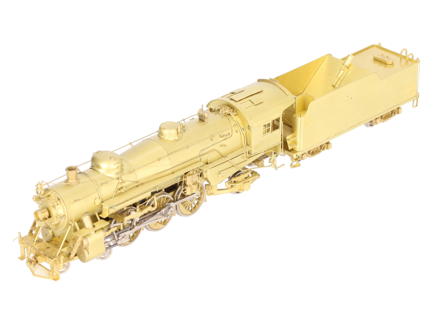 Sunset Models HO BRASS USRA Light 4-6-2 Steam Locomotive & Tender - Unpainted EX/Box
