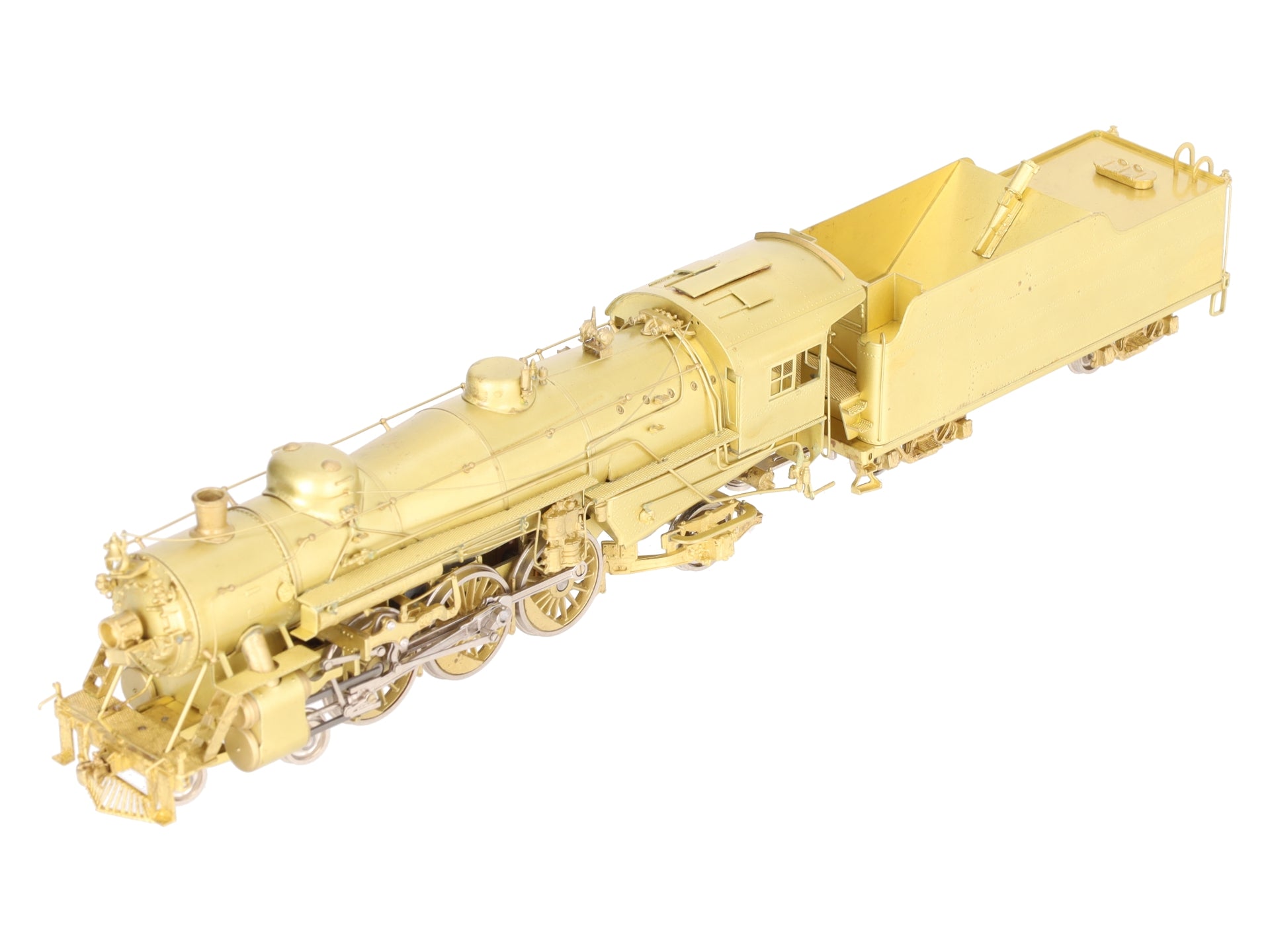 Sunset Models HO BRASS USRA Light 4-6-2 Steam Locomotive & Tender - Unpainted EX/Box