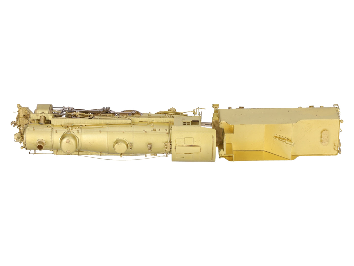 Sunset Models HO BRASS USRA Light 4-6-2 Steam Locomotive & Tender - Unpainted EX/Box