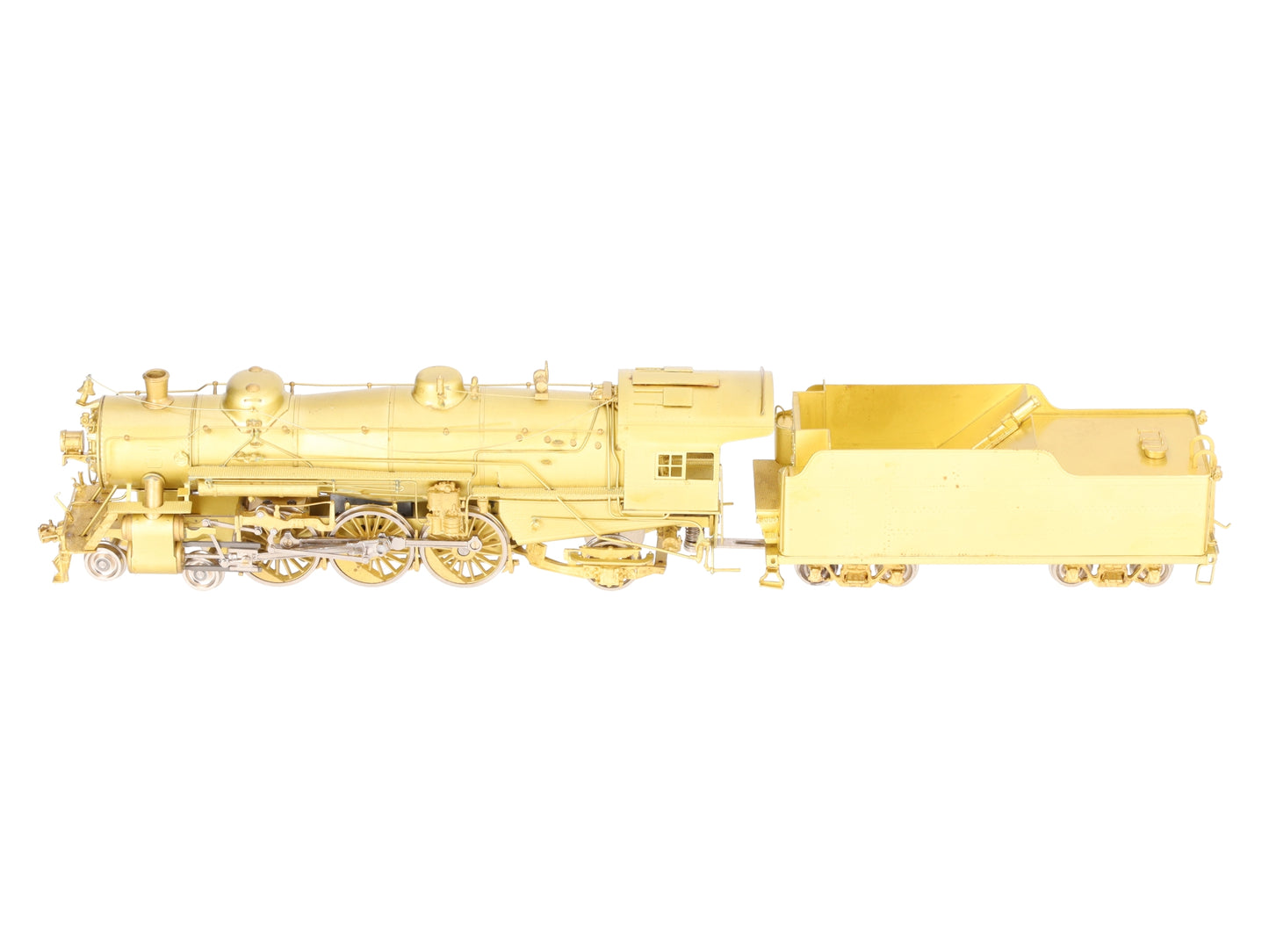 Sunset Models HO BRASS USRA Light 4-6-2 Steam Locomotive & Tender - Unpainted EX/Box
