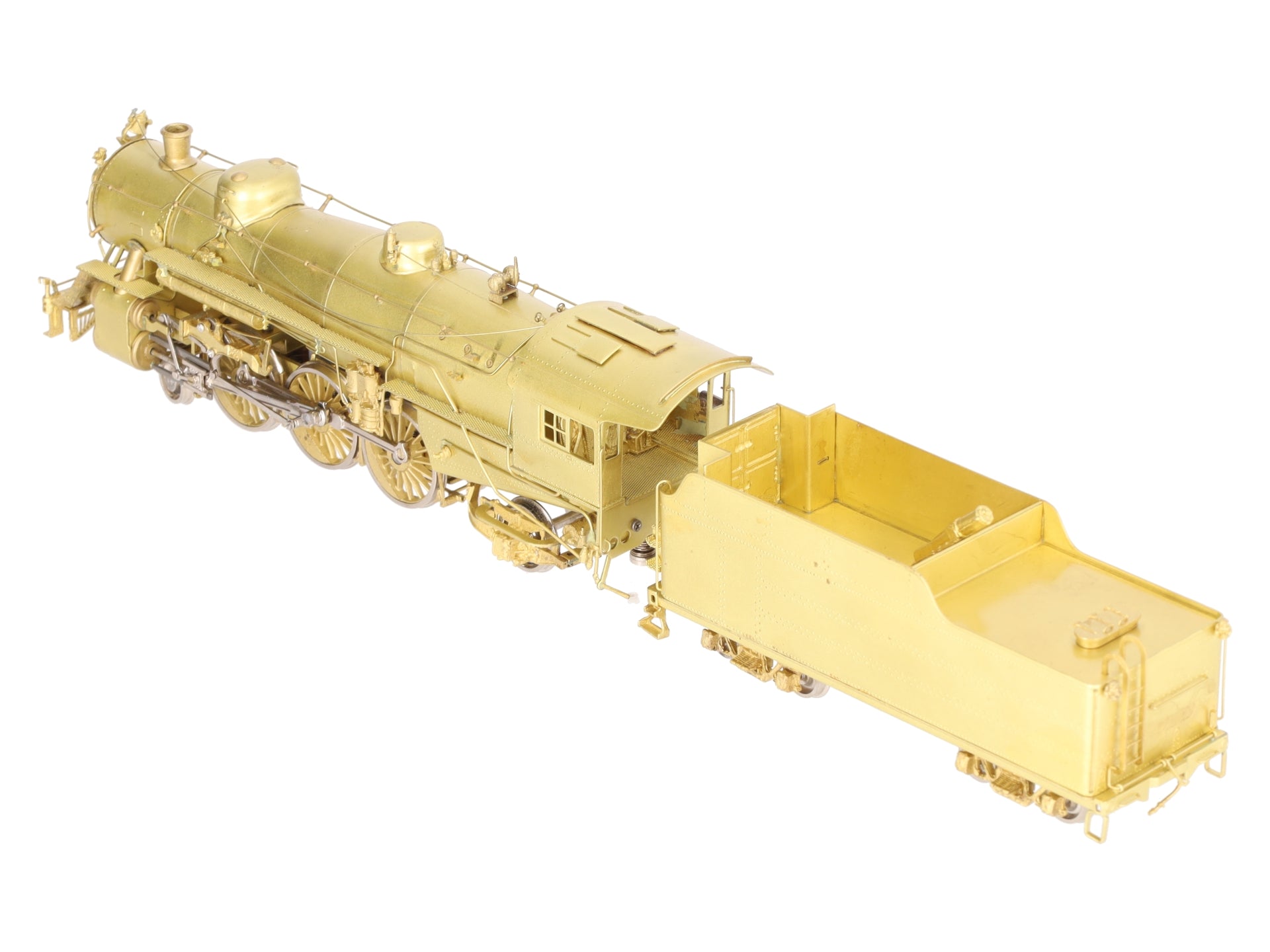 Sunset Models HO BRASS USRA Light 4-6-2 Steam Locomotive & Tender - Unpainted EX/Box