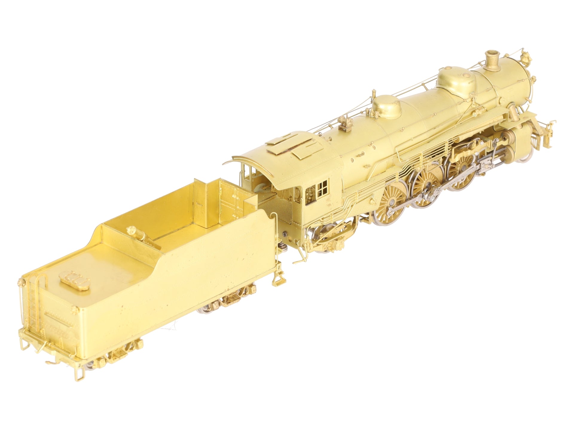 Sunset Models HO BRASS USRA Light 4-6-2 Steam Locomotive & Tender - Unpainted EX/Box