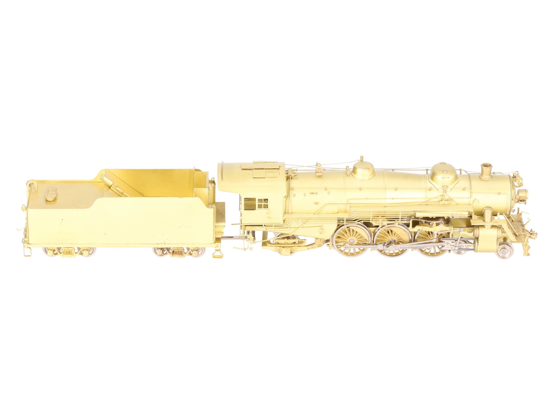 Sunset Models HO BRASS USRA Light 4-6-2 Steam Locomotive & Tender - Unpainted EX/Box