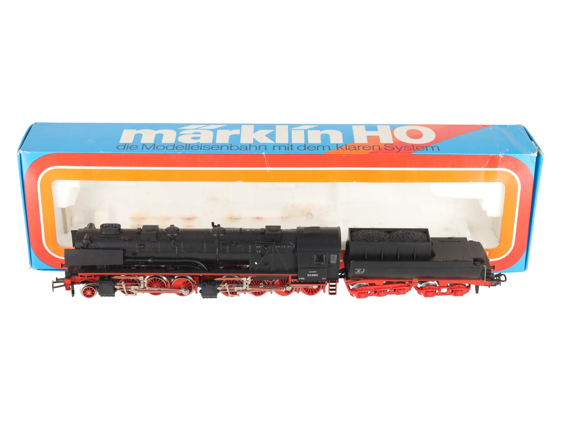 Marklin 3102 HO Scale BR 53 2-6-8-0 Steam Engine & Tender EX/Box