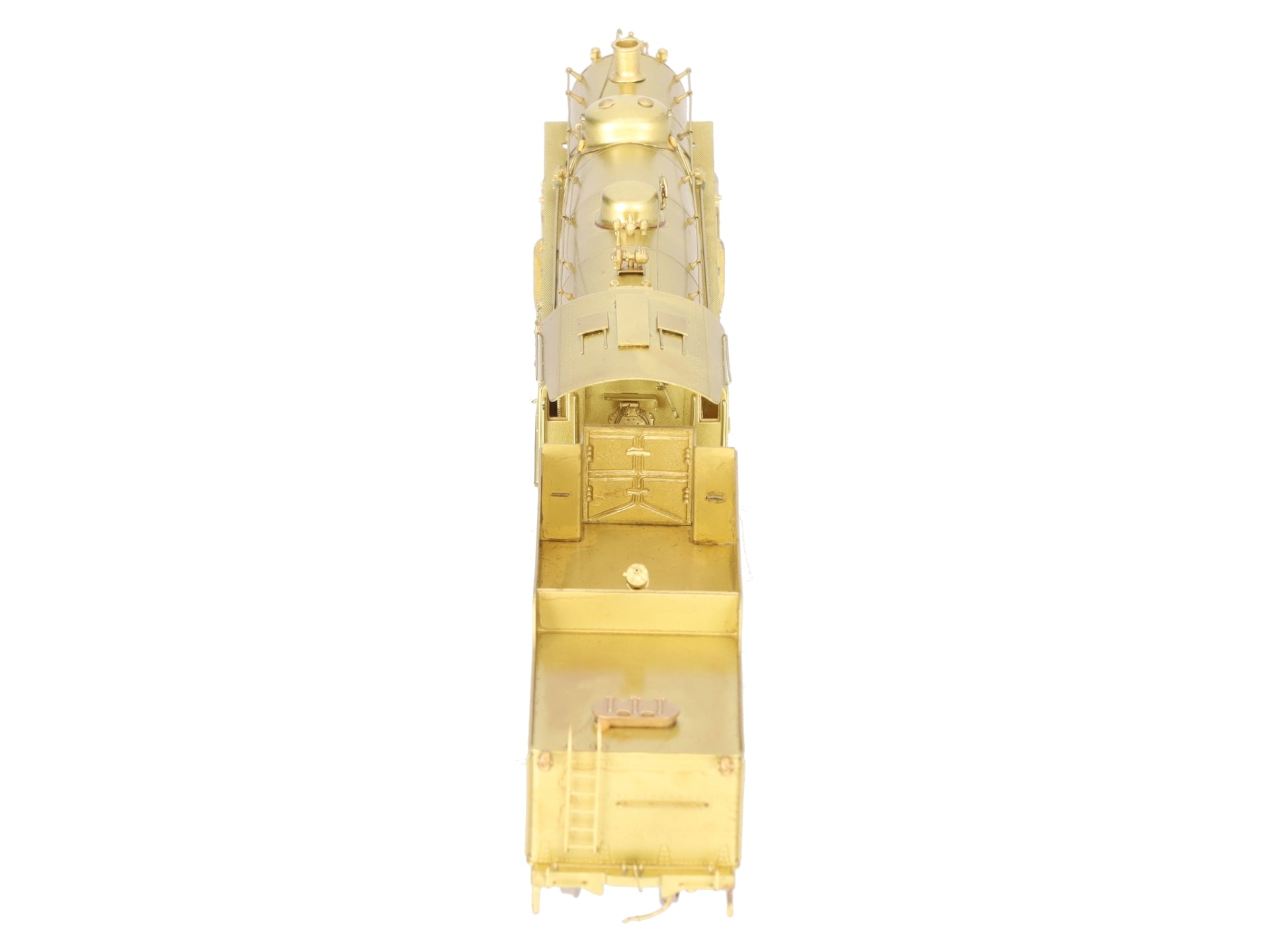 Sunset Models HO BRASS USRA Light 2-8-2 Steam Locomotive & Tender - Unpainted VG/Box