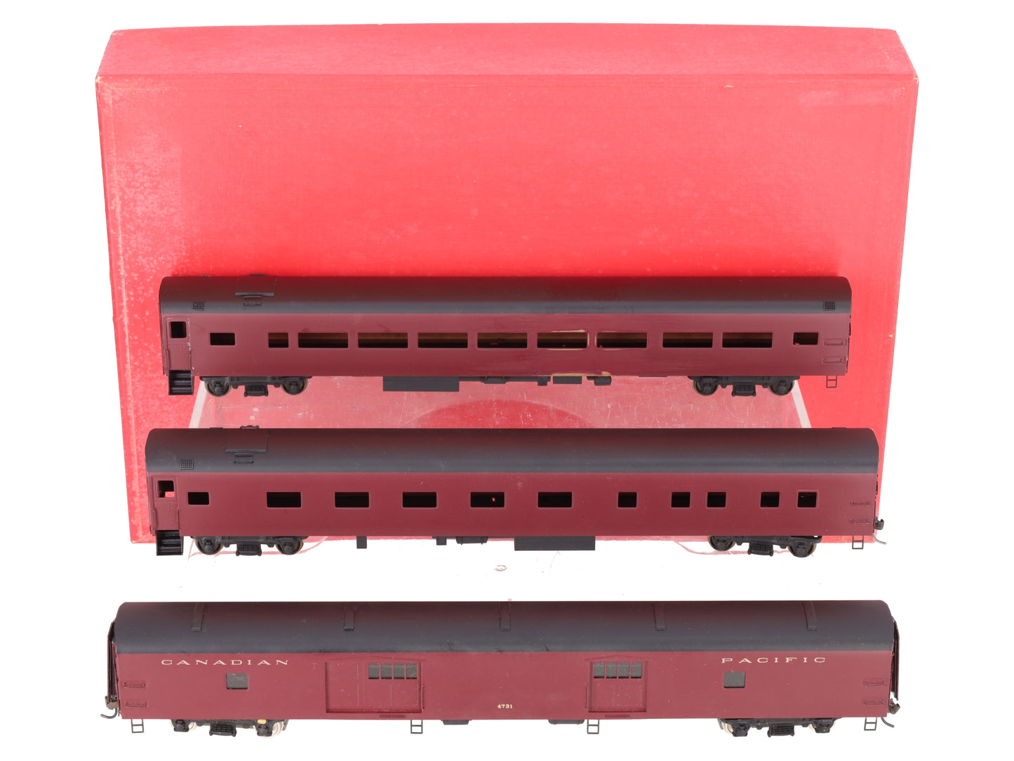 Van Hobbies HO BRASS CPR Steel Lightweight Passenger Cars Set - Set #1 VG/Box