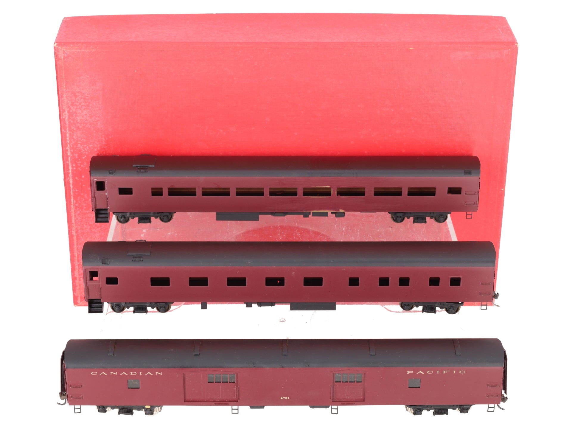 Van Hobbies HO BRASS CPR Steel Lightweight Passenger Cars Set - Set #1 VG/Box