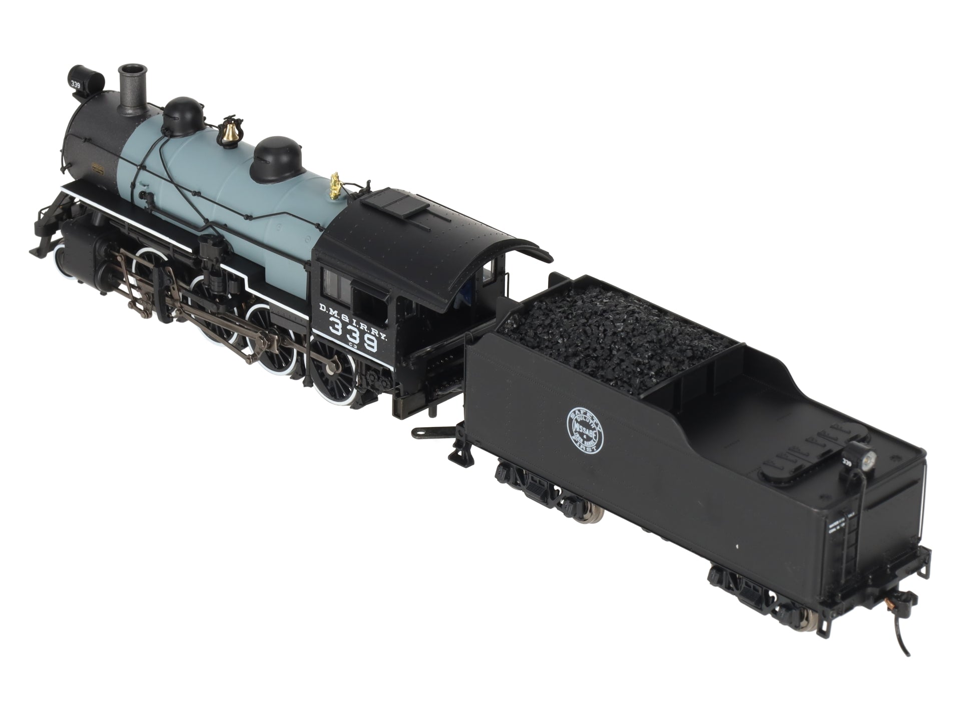 Broadway Limited 6344 HO DMIR 2-8-0 Consolidation Steam Loco #339 w/DCC&Sound LN/Box