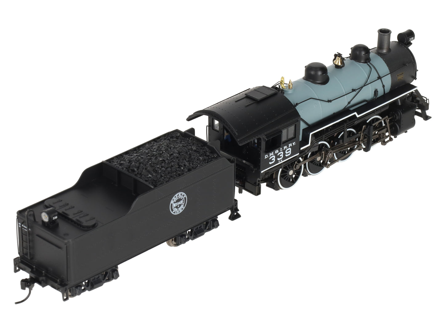 Broadway Limited 6344 HO DMIR 2-8-0 Consolidation Steam Loco #339 w/DCC&Sound LN/Box
