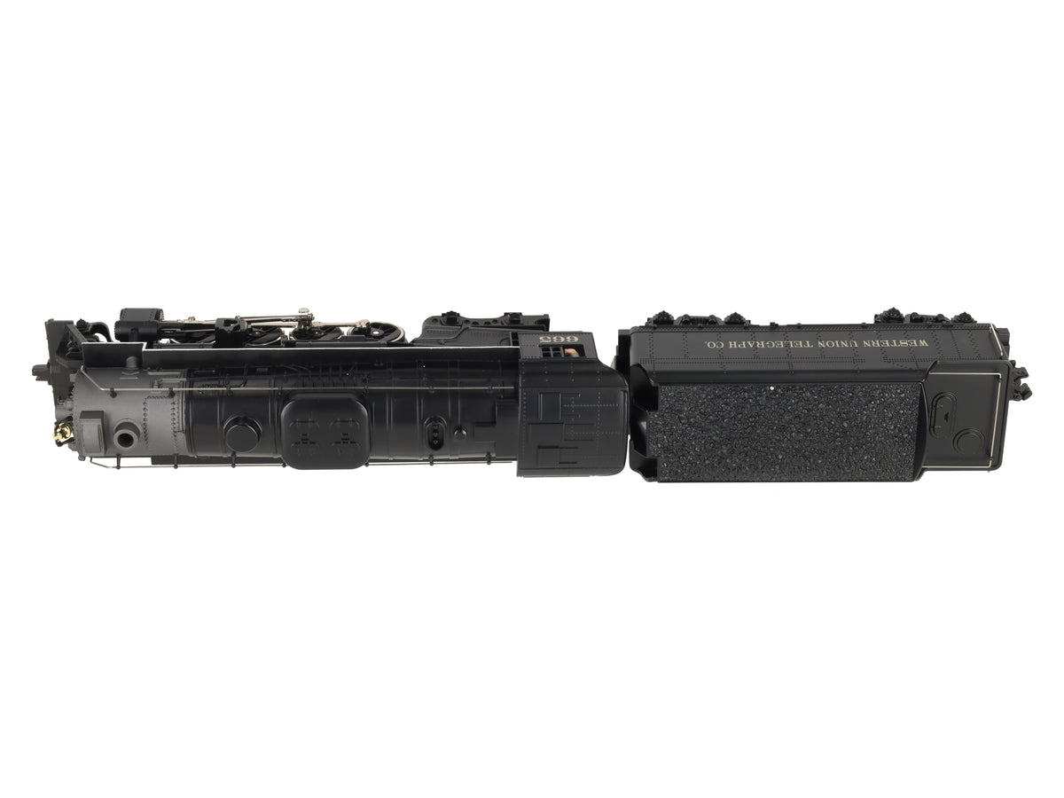 Lionel 6-28665 O Gauge Western Union 2-8-4 Steam Locomotive #665