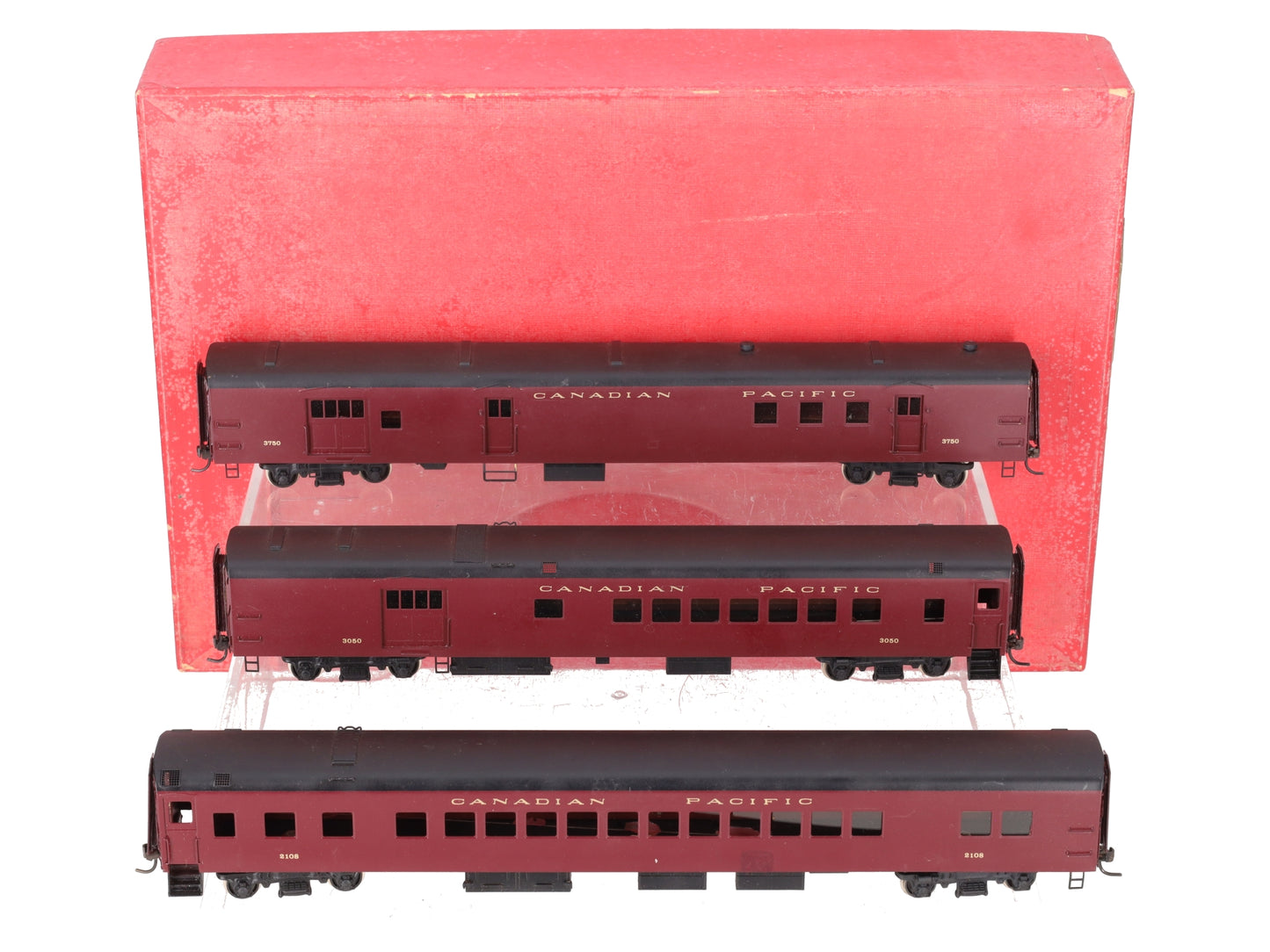 Van Hobbies HO BRASS CPR Steel Lightweight Passenger Cars Set - Set #2 EX/Box
