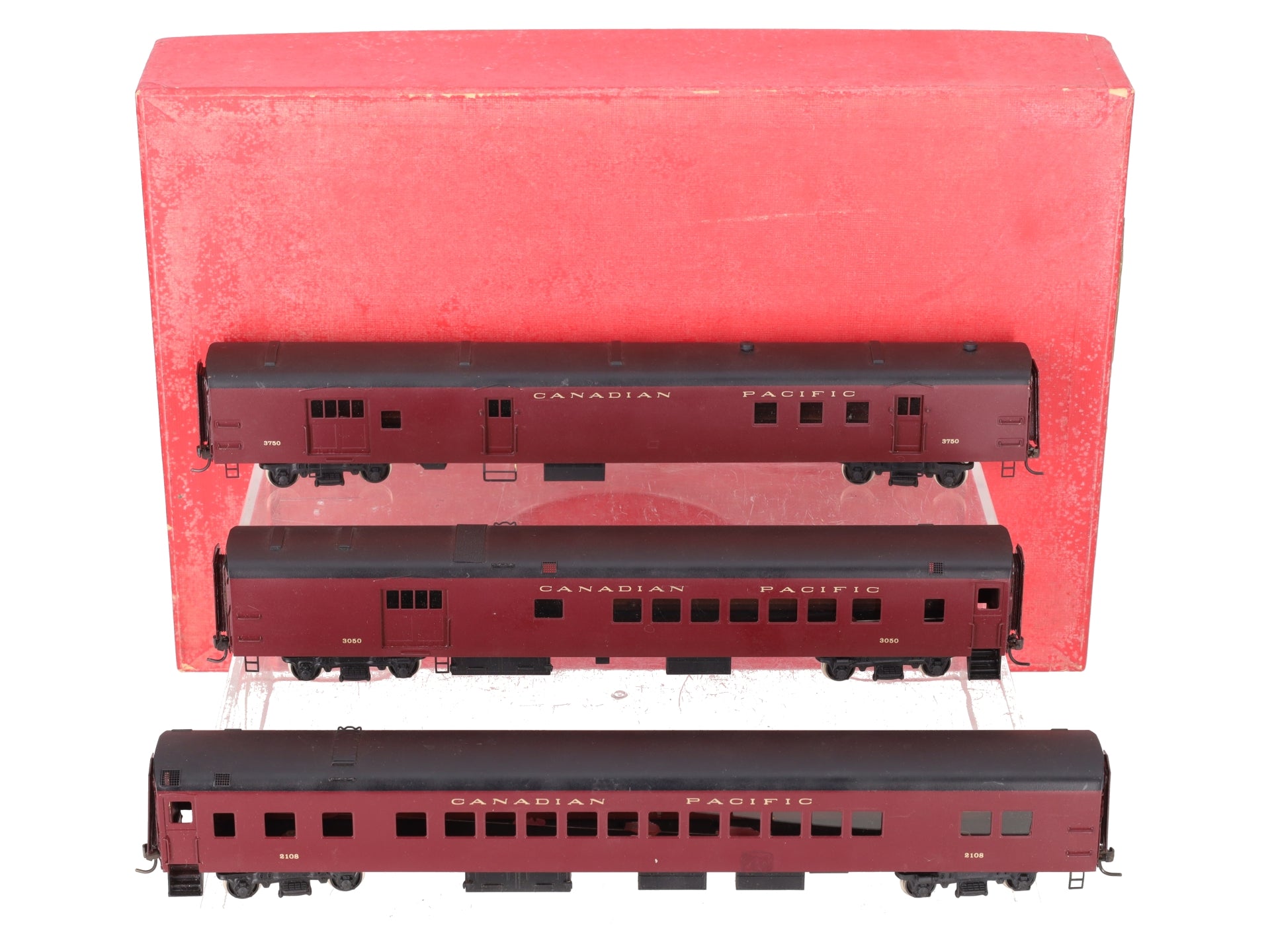 Van Hobbies HO BRASS CPR Steel Lightweight Passenger Cars Set - Set #2 EX/Box