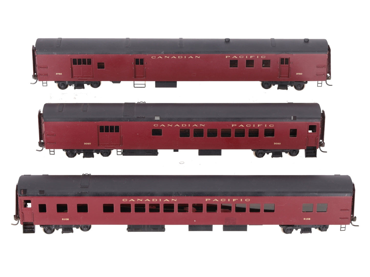 Van Hobbies HO BRASS CPR Steel Lightweight Passenger Cars Set - Set #2 EX/Box