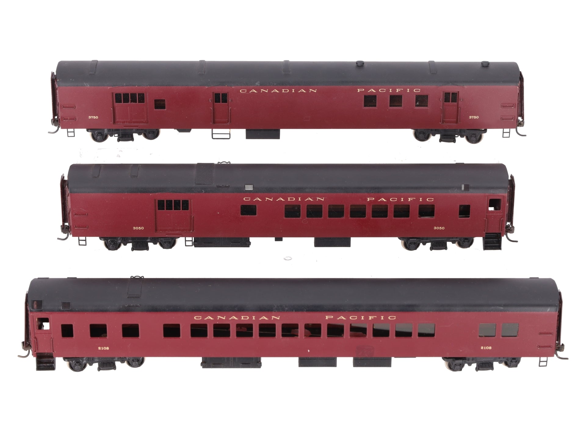 Van Hobbies HO BRASS CPR Steel Lightweight Passenger Cars Set - Set #2 EX/Box