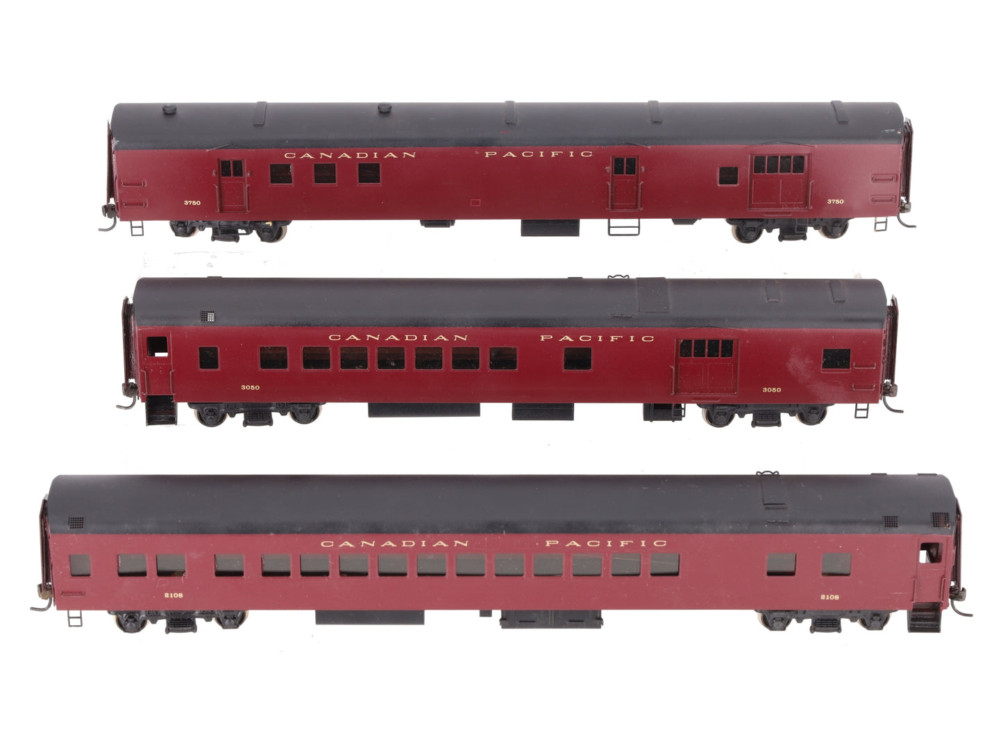 Van Hobbies HO BRASS CPR Steel Lightweight Passenger Cars Set - Set #2 EX/Box