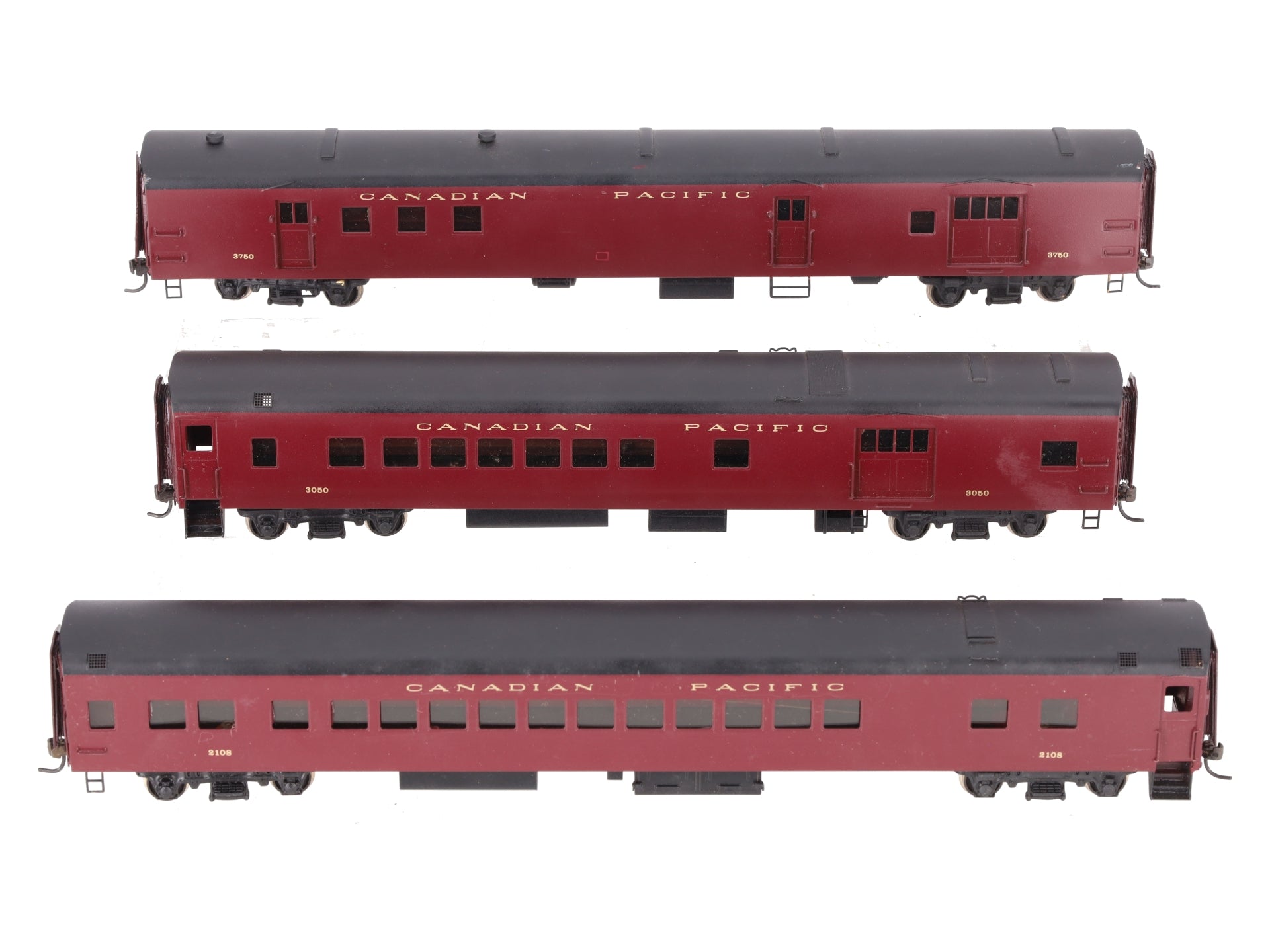 Van Hobbies HO BRASS CPR Steel Lightweight Passenger Cars Set - Set #2 EX/Box