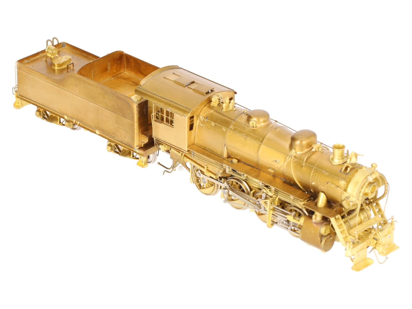 New England Rail Service HO Brass Class CV M-3a 2-8-0 Loco & Tender- Unpainted EX/Box