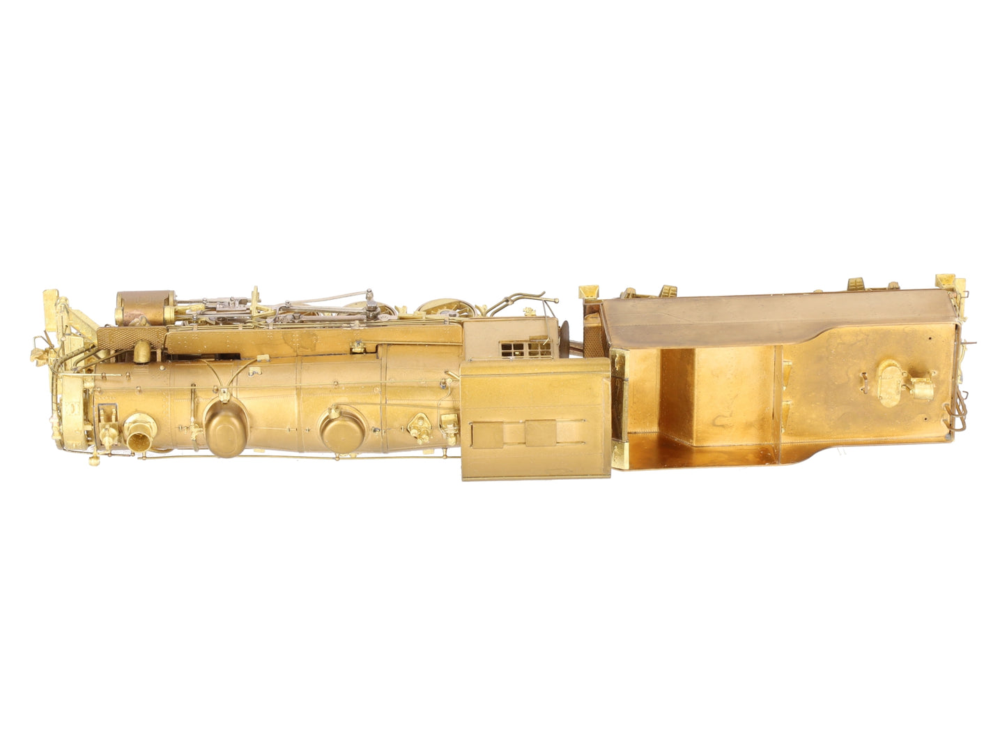 New England Rail Service HO Brass Class CV M-3a 2-8-0 Loco & Tender- Unpainted EX/Box