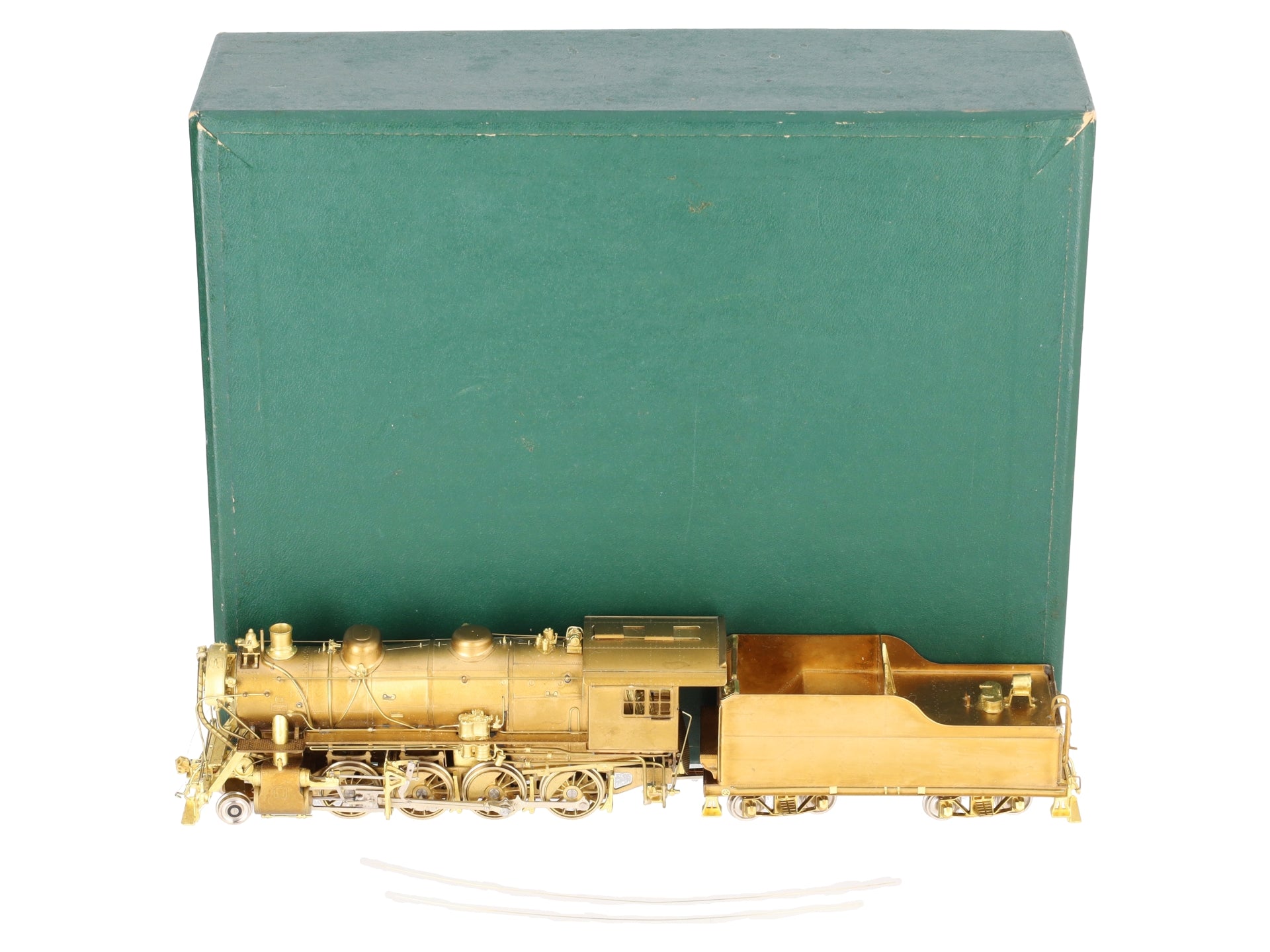 New England Rail Service HO Brass Class CV M-3a 2-8-0 Loco & Tender- Unpainted EX/Box