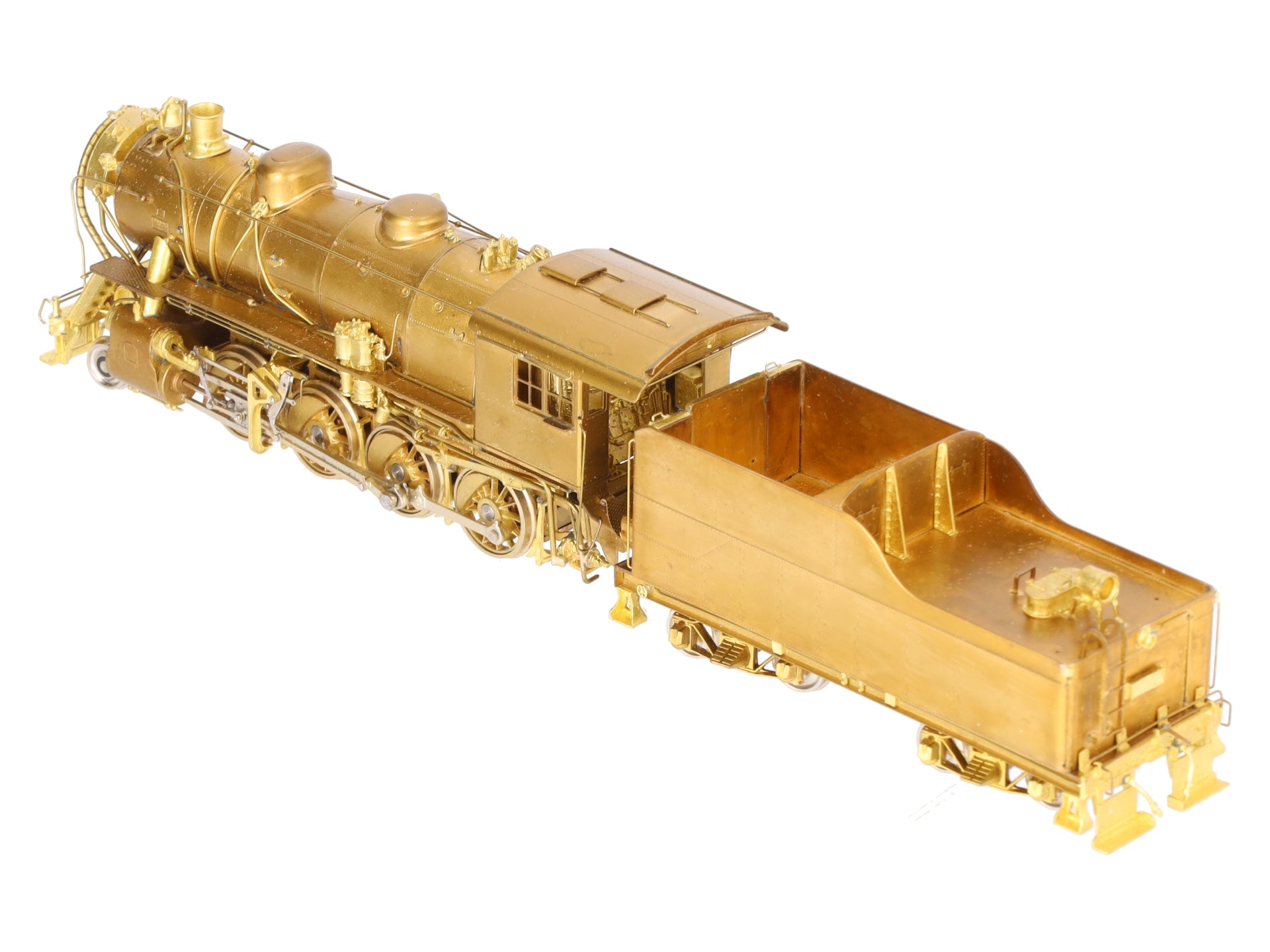 New England Rail Service HO Brass Class CV M-3a 2-8-0 Loco & Tender- Unpainted EX/Box