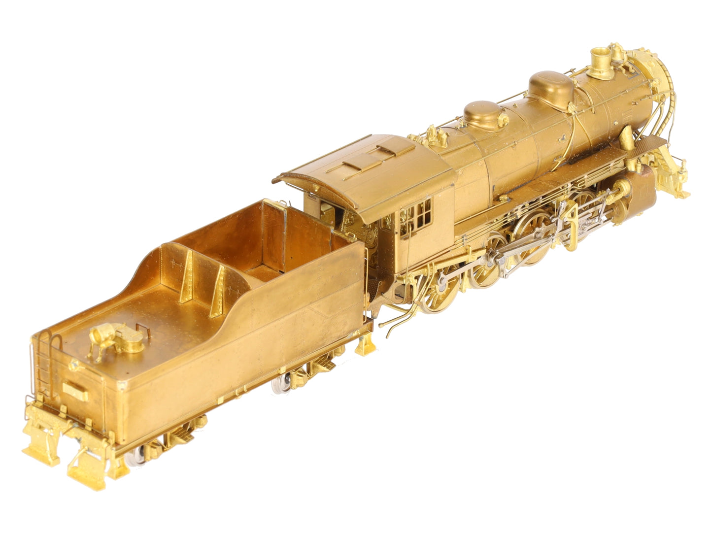 New England Rail Service HO Brass Class CV M-3a 2-8-0 Loco & Tender- Unpainted EX/Box