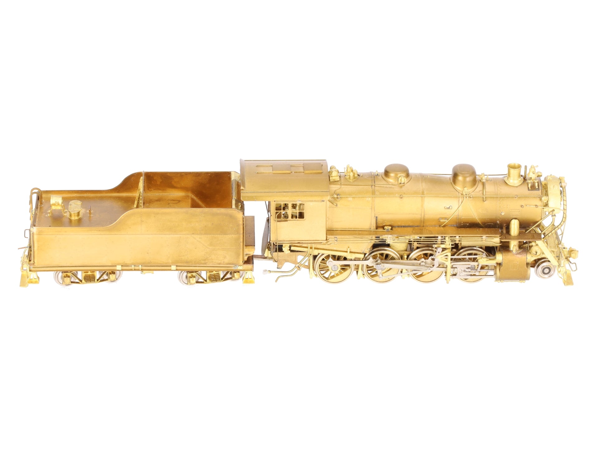 New England Rail Service HO Brass Class CV M-3a 2-8-0 Loco & Tender- Unpainted EX/Box