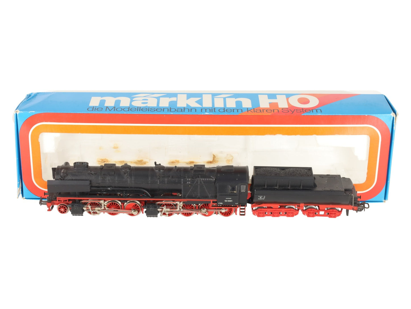 Marklin 3102 HO Scale BR 53 2-6-8-0 Steam Engine & Tender EX/Box