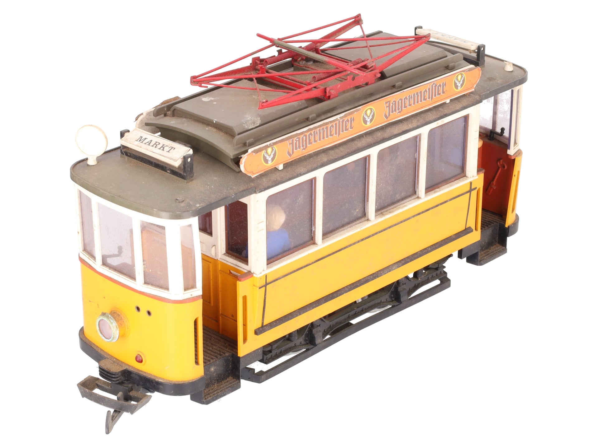 LGB 2035 G Scale Jagermeister Streetcar/Trolley VG