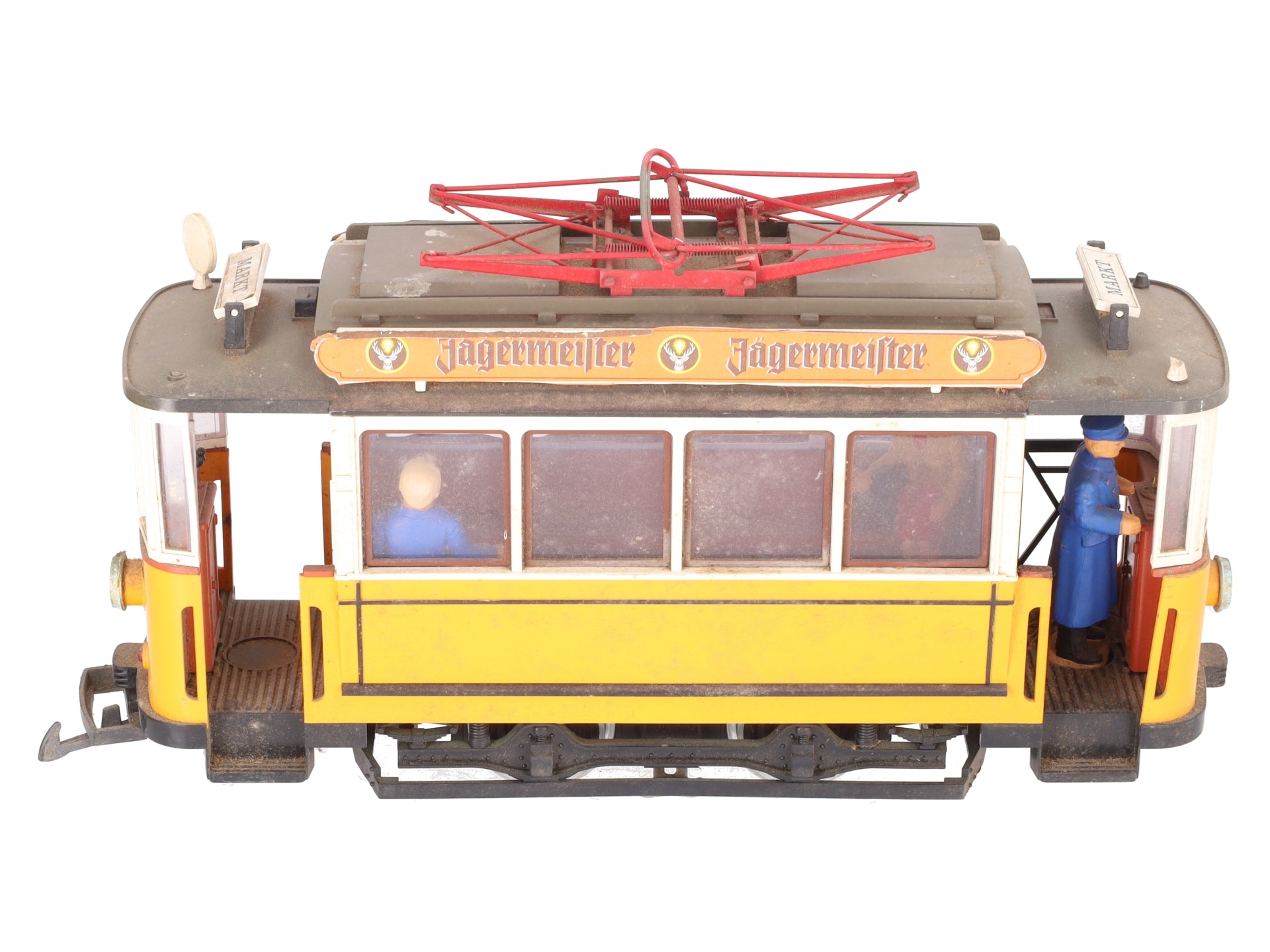 LGB 2035 G Scale Jagermeister Streetcar/Trolley VG