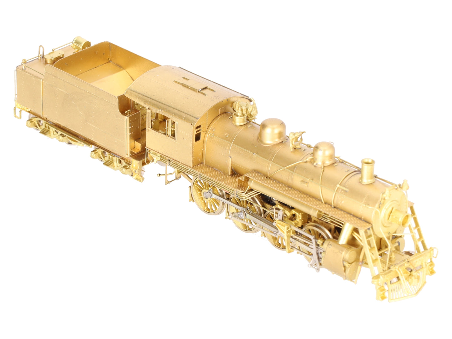 New England Rail Service HO Brass Class B&M K-7 2-8-0 Loco & Tender- Unpainted EX/Box