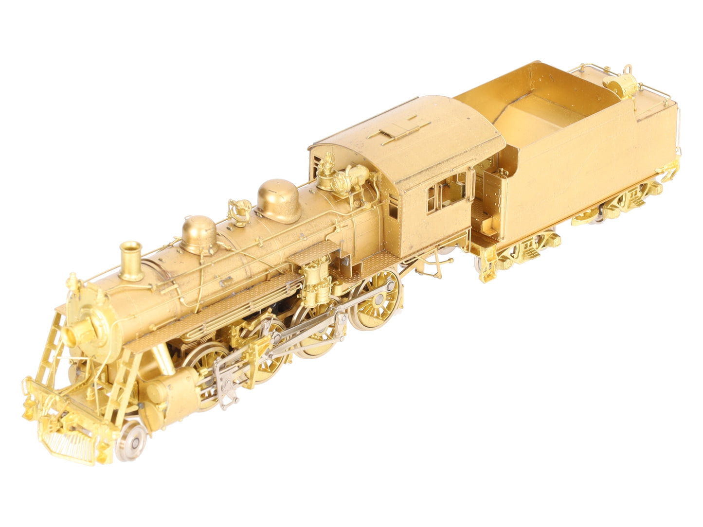New England Rail Service HO Brass Class B&M K-7 2-8-0 Loco & Tender- Unpainted EX/Box