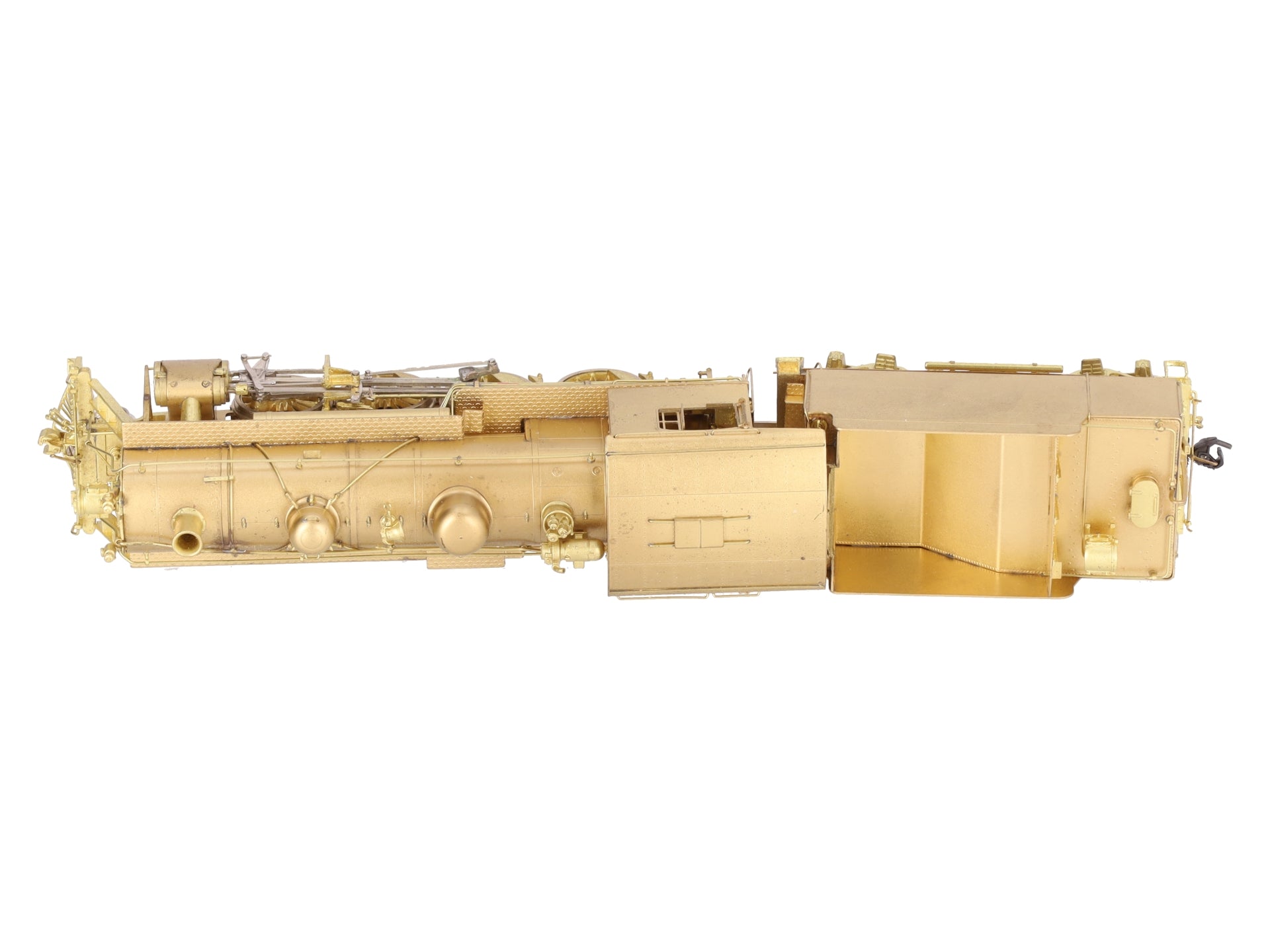 New England Rail Service HO Brass Class B&M K-7 2-8-0 Loco & Tender- Unpainted EX/Box