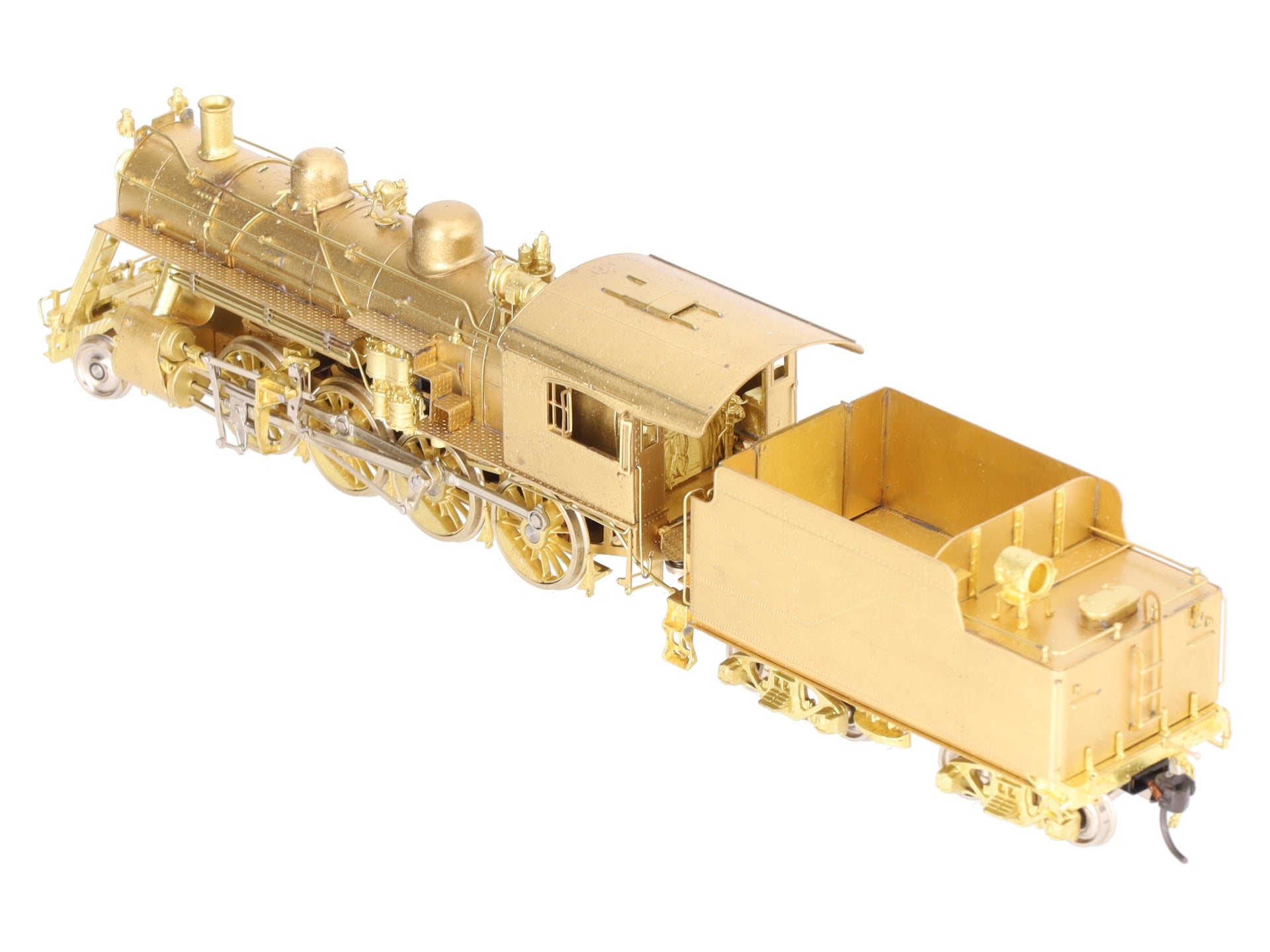 New England Rail Service HO Brass Class B&M K-7 2-8-0 Loco & Tender- Unpainted EX/Box