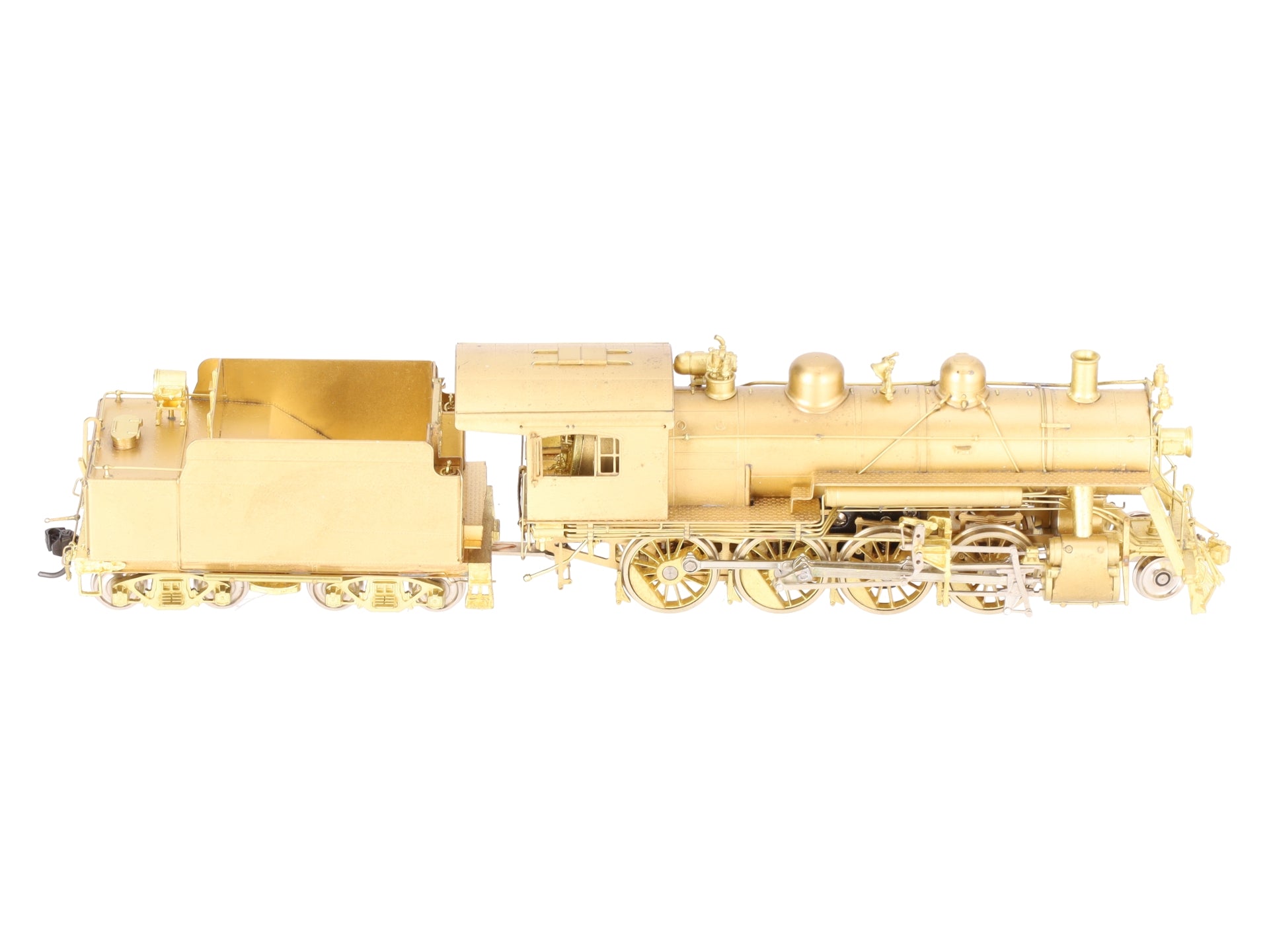 New England Rail Service HO Brass Class B&M K-7 2-8-0 Loco & Tender- Unpainted EX/Box
