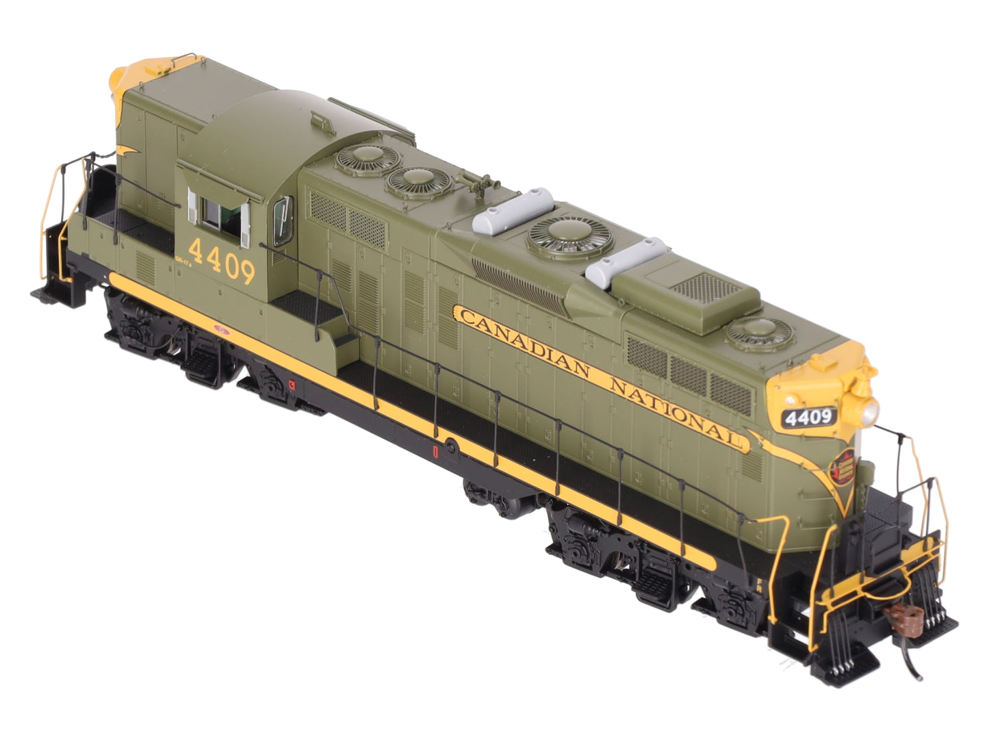 Athearn G62949 HO Canadian National GP9 Diesel Locomotive with DCC & Sound #4409 EX/Box