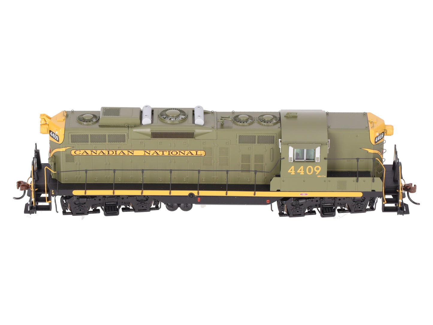 Athearn G62949 HO Canadian National GP9 Diesel Locomotive with DCC & Sound #4409 EX/Box