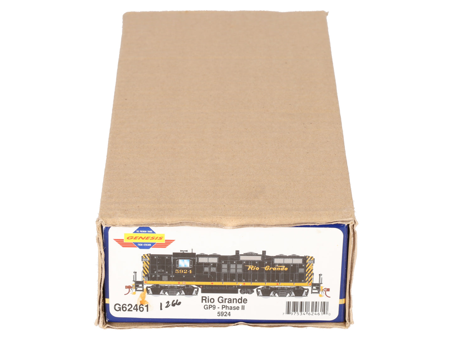 Athearn G62461 HO Scale Rio Grande GP9 Phase II Diesel Locomotive #5924 EX/Box