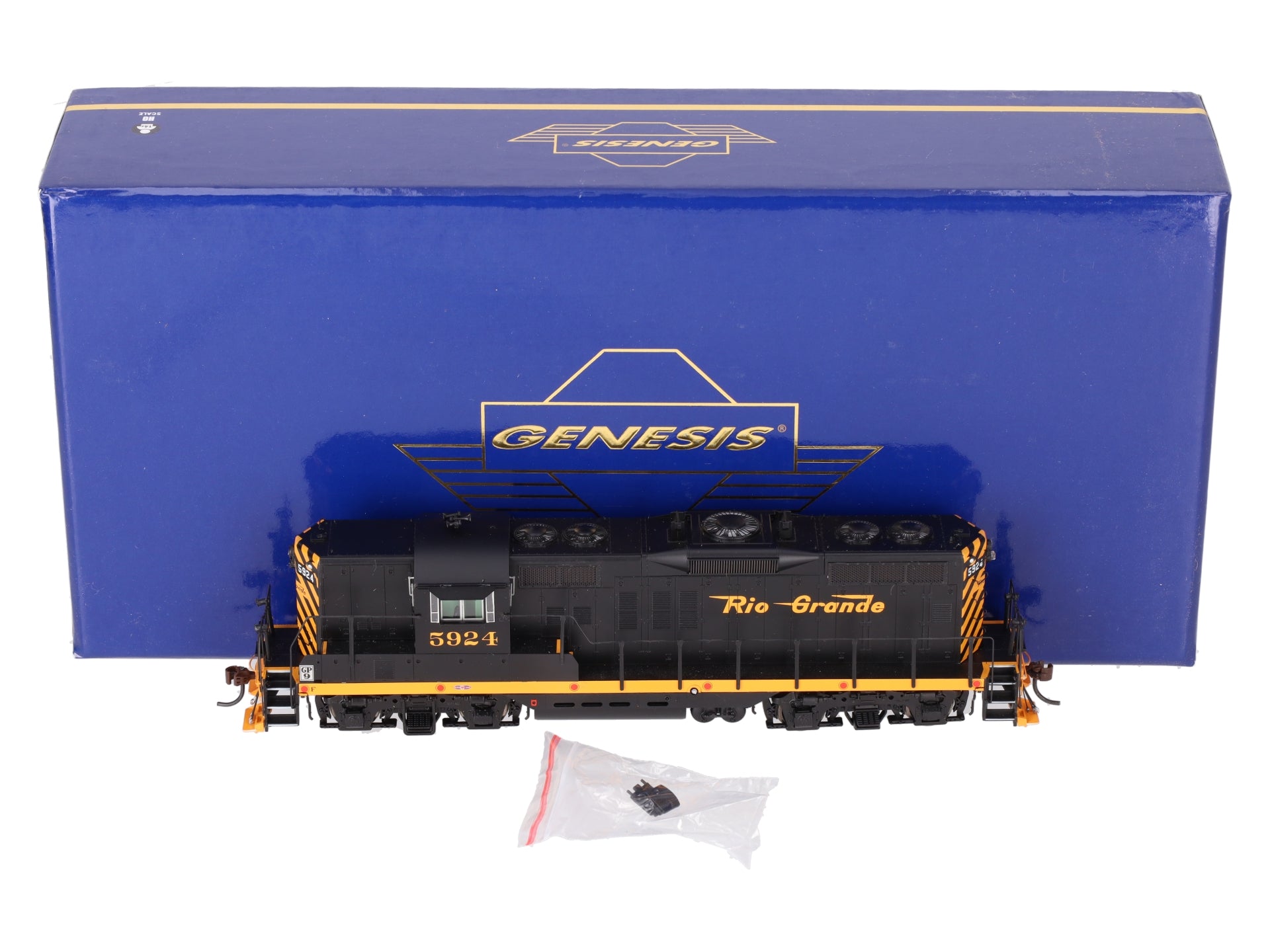 Athearn G62461 HO Scale Rio Grande GP9 Phase II Diesel Locomotive #5924 EX/Box
