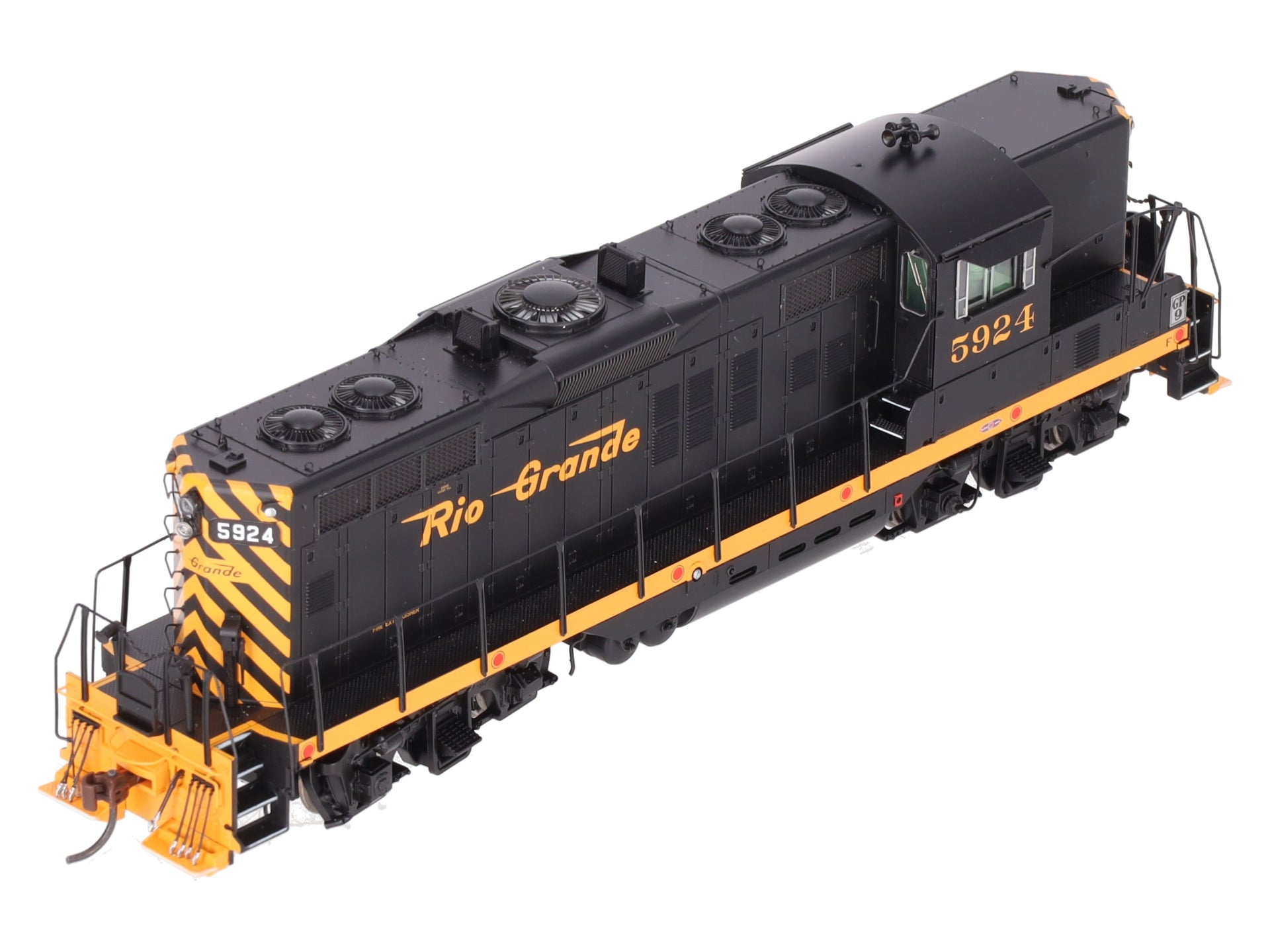 Athearn G62461 HO Scale Rio Grande GP9 Phase II Diesel Locomotive #5924 EX/Box