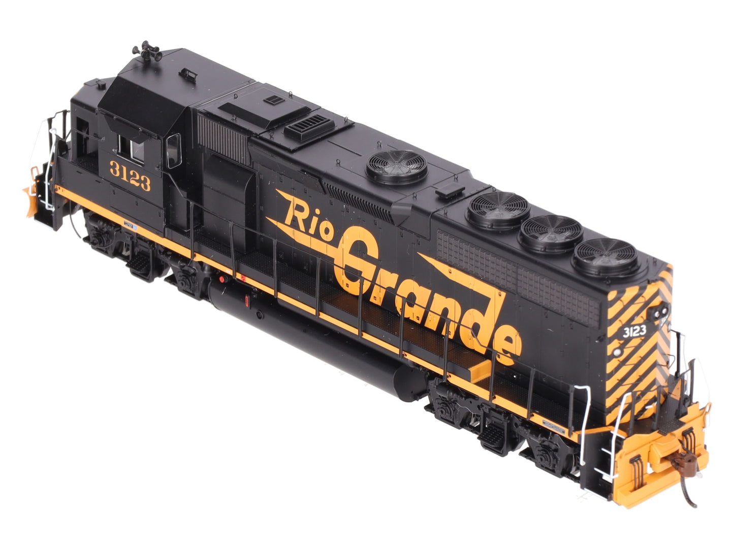 Athearn G40847 HO Rio Grande GP40-2 Diesel Locomotive w/DCC & Sound #3123 EX/Box