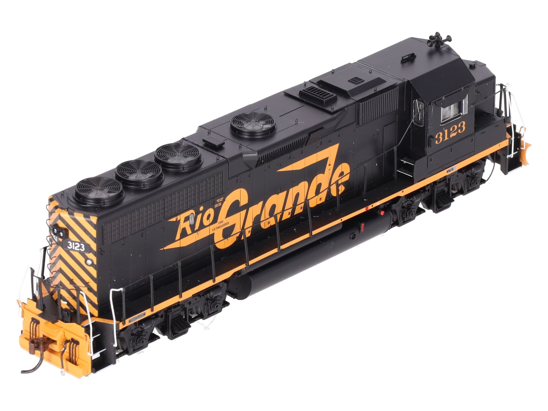 Athearn G40847 HO Rio Grande GP40-2 Diesel Locomotive w/DCC & Sound #3123 EX/Box